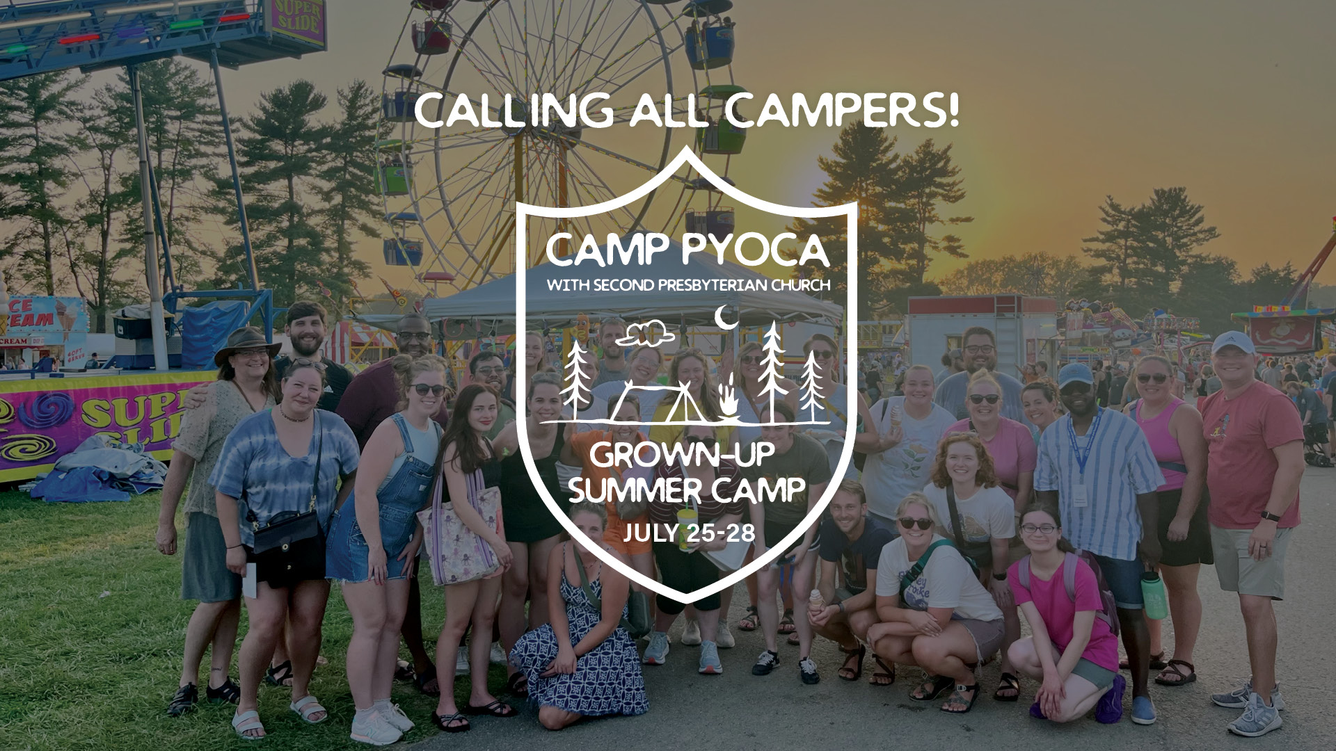 Grown-Up Summer Camp at Camp Pyoca - Second Presbyterian Church