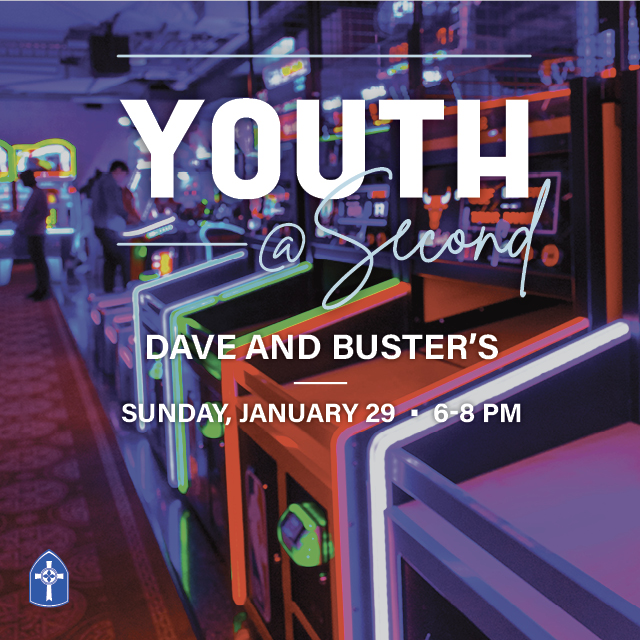 Youth Dave & Buster's Night

Join us for an evening of fun at Dave and Buster’s (in Castleton area). The cost is $20 in advance or $25 at the door. 


