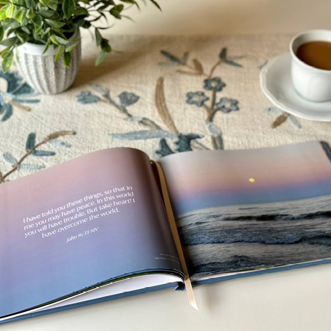 Hope Springs Eternal Book Ministry

Experience the comfort and beauty of Hope Springs Eternal, a stunning collection of original photography by Karen Cunningham paired with Scripture, created to inspire peace and hope. With each book donation, you help provide additional copies to those who are sick, grieving, or in need of encouragement.

Learn More
