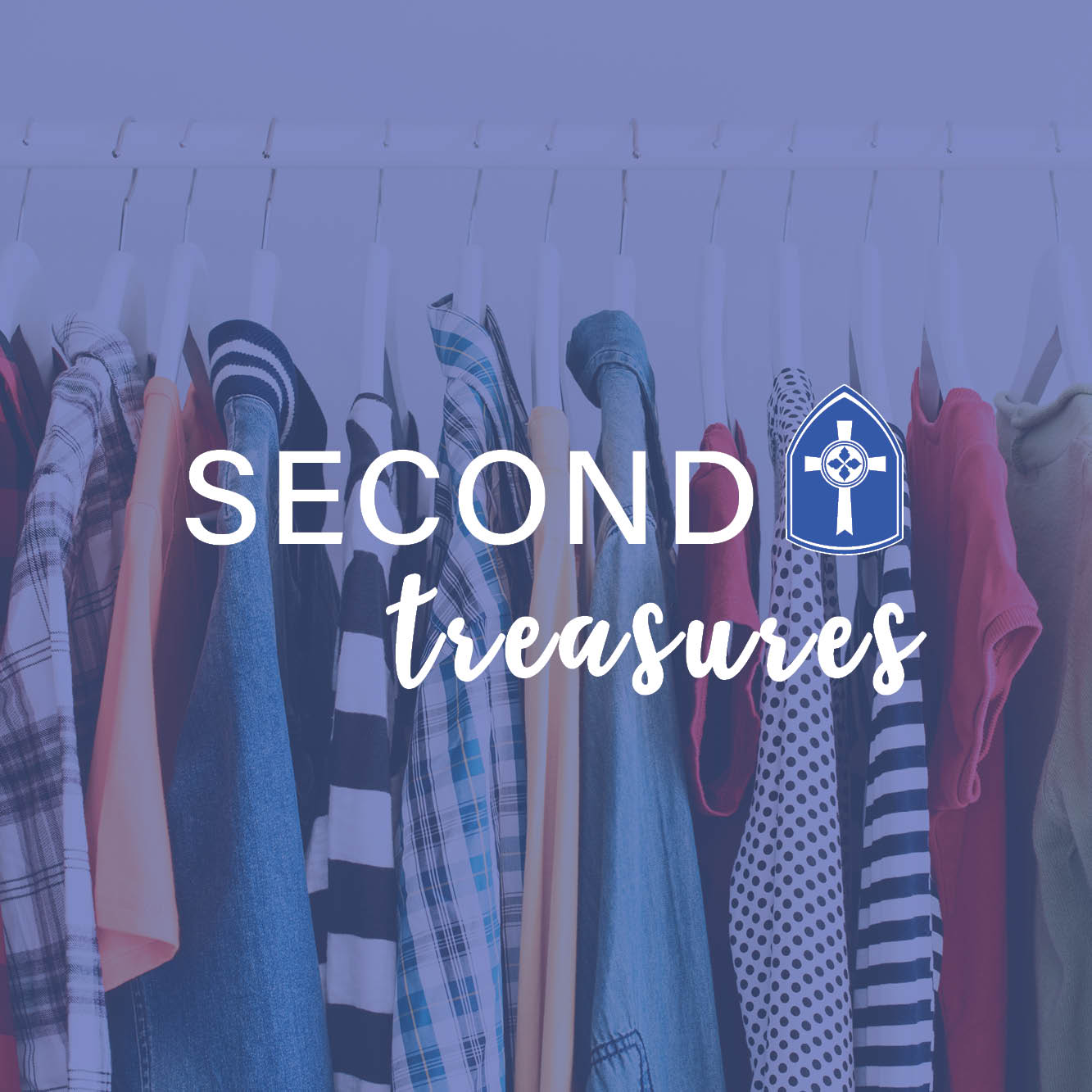 Opening April 21, 2024!
Make a clothing donation or help Women@Second prepare our upcoming thrift store, Second Treasures.
