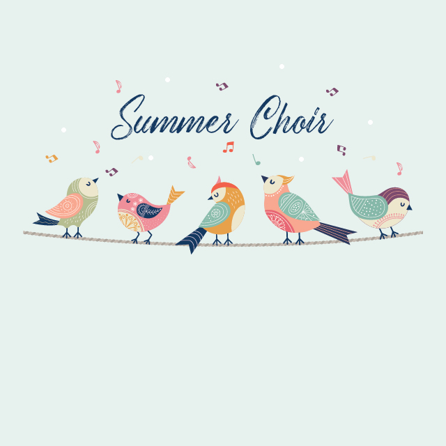 Sing with the Summer Choir!
Thursday rehearsals: 7-8 PM
