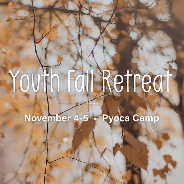 November 4-5
Build new friendships, strengthen relationships, and grow in faith.

